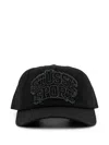 Stussy Logo-embroidered Baseball Cap In Black