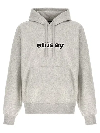 Stussy Stüssy Logo Hoodie In Gray