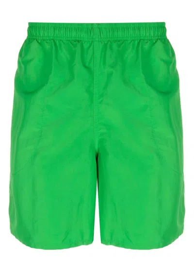 Stussy Stüssy Logo Nylon Shorts In Green