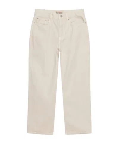 Stussy Belt-loop Jeans In White
