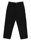 Stussy Logo-patch Pants In Black