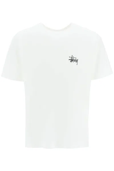 Stussy Graphic-print Cotton T-shirt In White