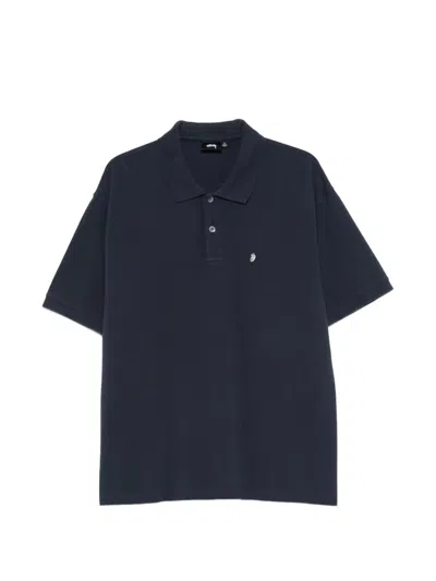 Stussy Short Sleeve Polo Shirt In Black