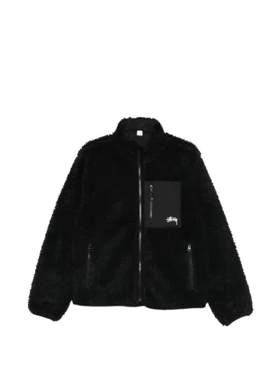 Stussy Logo-patch Jacket In Black
