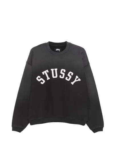 Stussy Logo-print Cotton Sweatshirt In Multi