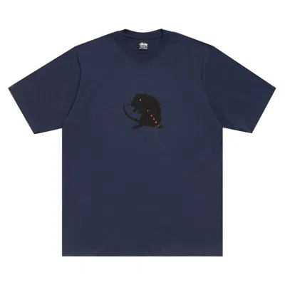 Pre-owned Stussy Long Range Tee 'navy' | Blue | Men's Size Xl