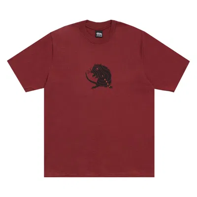 Pre-owned Stussy Long Range Tee 'wine' | Red | Men's Size M