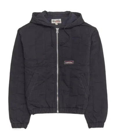 Stussy Long Sleeve Casual Jacket In Black