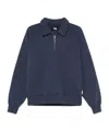 Stussy High Collar Raglan Sleeves Sweatshirt Unisex Item In Blue