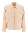 Stussy Long-sleeved Casual Jacket In Nude