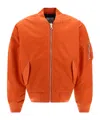 Stussy Reversible Orange Nylon Jacket In Red