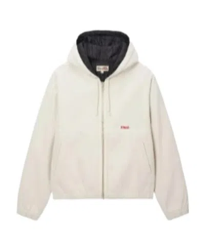 Stussy Long-sleeved Casual Jacket In White