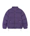 Stussy Long-sleeved Down Jacket In Blue