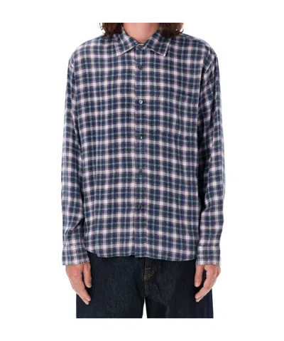 Stussy Long-sleeved Shirt In Gray