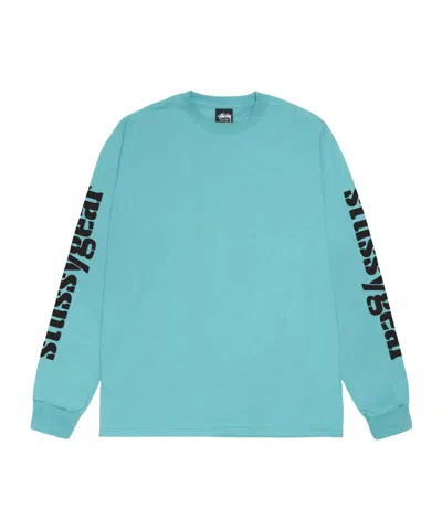 Stussy Long-sleeved T-shirt In Blue