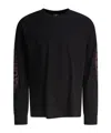 Stussy Long Haul Ls Tee In Black