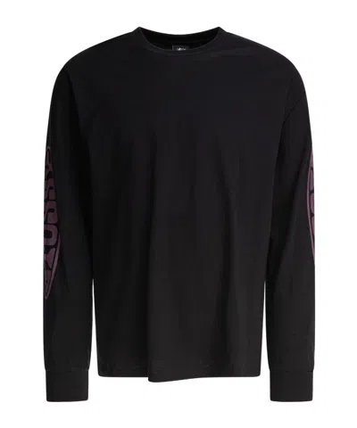 Stussy Longsleeve T-shirt In Black
