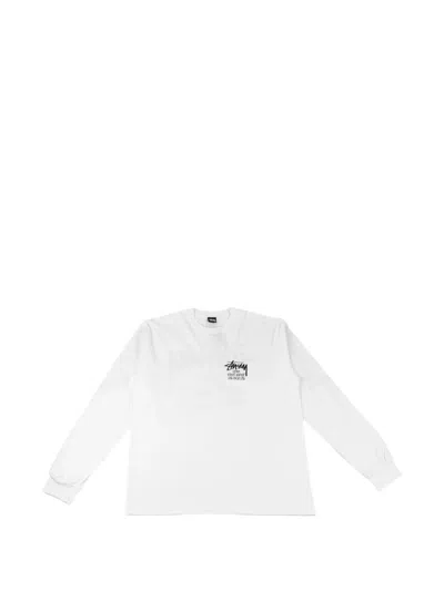 Stussy Long-sleeve T-shirt In White