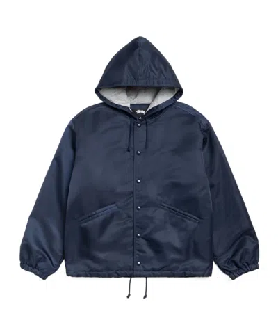 Stussy Long-sleeved Casual Jacket In Black