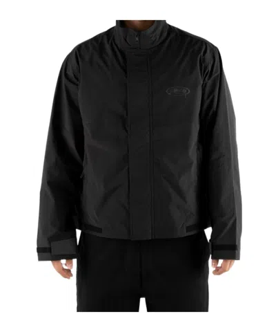 Stussy Long-sleeved Casual Jacket In Black