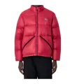 Stussy Micro Ripstop Down Jacket In Red