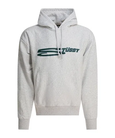 Stussy White Cotton Blend Sweatshirt In Multi