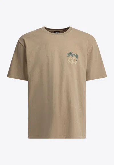 Stussy Look Beyond Printed T-shirt In Neutral