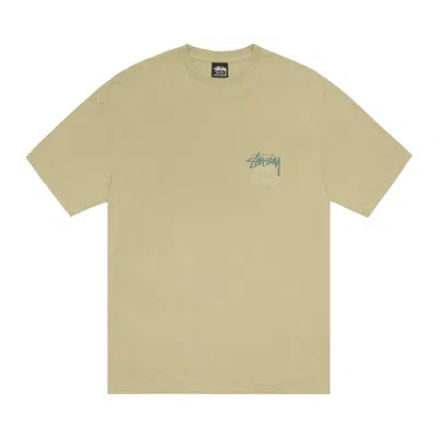 Pre-owned Stussy Look Beyond Tee Pigment Dyed 'elm' | Tan | Men's Size M In Brown