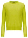 STUSSY LOOSE SWEATER SWEATER, CARDIGANS YELLOW