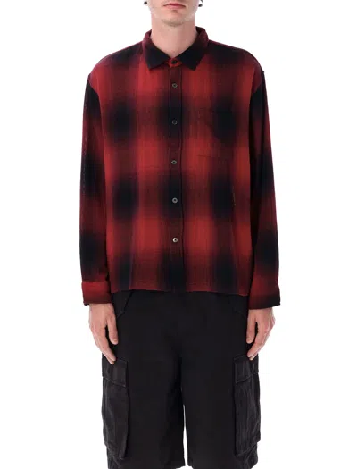 STUSSY LOOSE WEAVE PLAID SHIRT