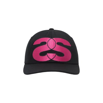 Pre-owned Stussy Low Pro Big Ss Snapback 'black' | Men's Size Onesize