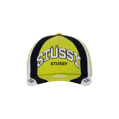 Pre-owned Stussy Low Pro Souvenir Strapback 'lime' | Multi-color | Men's Size Onesize