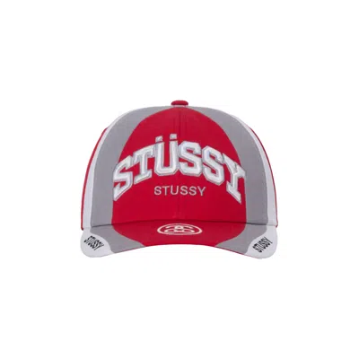 Pre-owned Stussy Low Pro Souvenir Strapback 'red' | Multi-color | Men's Size Onesize