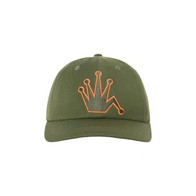 Pre-owned Stussy Low Profile Bent Crown Snapback 'moss'