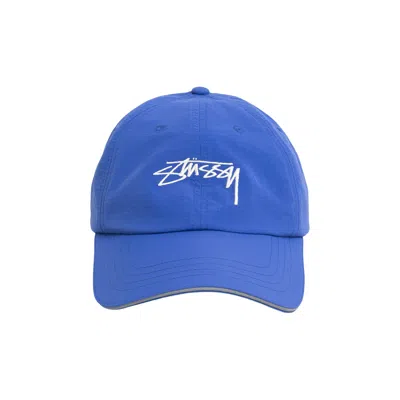 Pre-owned Stussy Low Profile Smooth Stock Strapback 'blue' | Men's Size Onesize