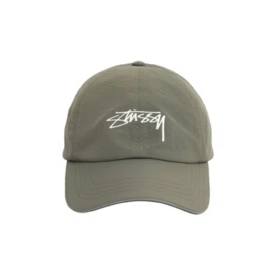 Pre-owned Stussy Low Profile Smooth Stock Strapback 'green' | Men's Size Onesize