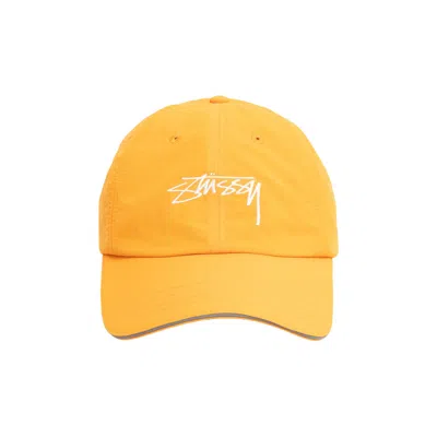 Pre-owned Stussy Low Profile Smooth Stock Strapback 'orange' | Men's Size Onesize