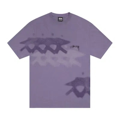 Pre-owned Stussy Low Tide Tee Pigment Dyed 'grape' | Purple | Men's Size Xxl