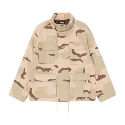 Pre-owned Stussy M65 Jacket 'sand Camo' | Tan | Men's Size L
