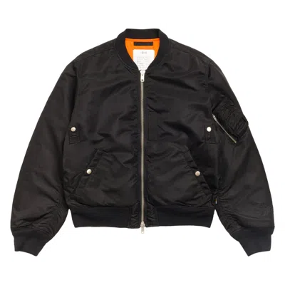 Pre-owned Stussy Ma-1 Bomber Jacket 'black' | Men's Size M