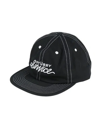 Stussy Man Hat Black Size 7 Cotton
