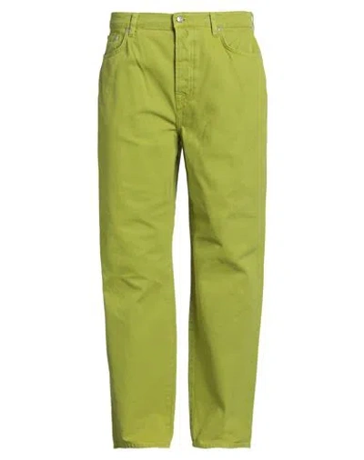 Stussy Man Pants Light Green Size 34 Cotton