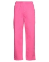Stussy Man Pants Magenta Size L Cotton In Magenta