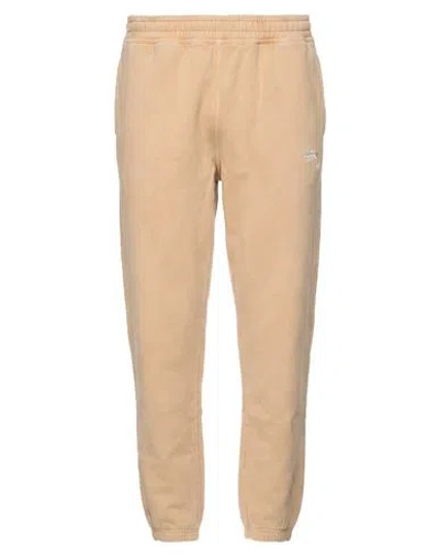 Stussy Man Pants Sand Size M Cotton In Beige