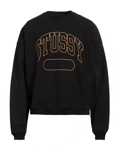 Stussy Man Sweatshirt Black Size L Cotton