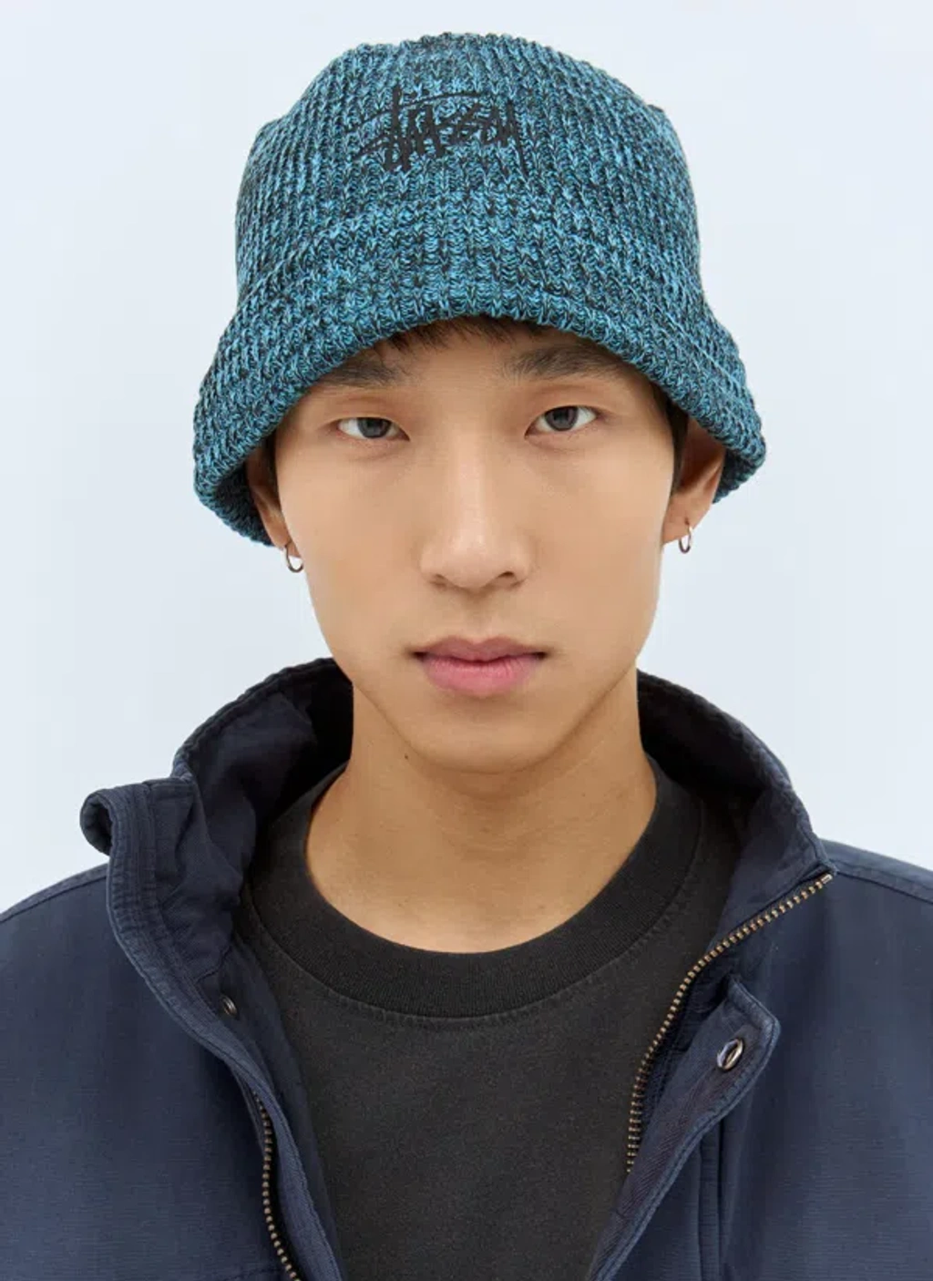 帽子 stussy knit bucket hat sport bule L/XL 帽子 stussy knit bucket hat sport bule L/XL STÜSSY KNIT BUCKET