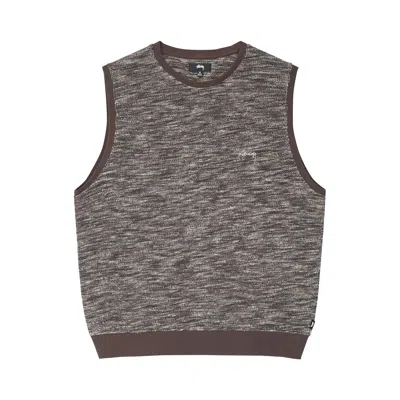 Pre-owned Stussy Marled Knit Vest 'multicolor' In Multi-color