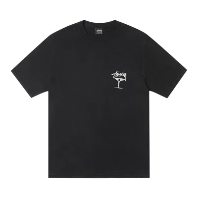 Pre-owned Stussy Martini Tee Pigment Dyed 'black' | Men's Size M