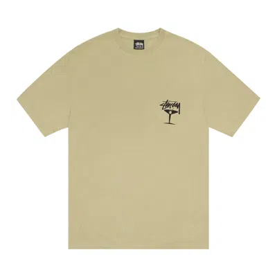 Pre-owned Stussy Martini Tee Pigment Dyed 'elm' | Green | Men's Size L