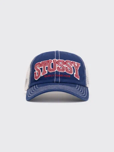 Stussy Md Burly Threads Trucker In Blue